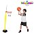 Cesta De Basquete Infantil Tabela Bola E Inflador Regulável - Imagem 6