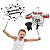 Bateria Infantil Com Banquinho Importway Vermelho Tambor 39cm - Imagem 9