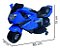 Mini Moto Elétrica Infantil 6v Importway C/ Luzes E Som Azul - Imagem 2