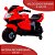 Mini Moto Elétrica Infantil 6v Importway C/ Luzes E Som Vermelho - Imagem 3
