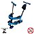 Patinete Infantil 3x1 Até 50kg Com Cesta Joaninha Importway Cor Azul - Imagem 2
