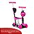 Patinete Infantil 3x1 Até 50kg Com Cesta Joaninha Importway Cor Rosa - Imagem 7