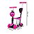 Patinete Infantil 3x1 Até 50kg Com Cesta Joaninha Importway Cor Rosa - Imagem 3