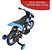 Mini Moto Cross Elétrica Infantil 6v Com Luz E Som Bw083az Cor Azul Voltagem Do Carregador 110v/220v - Imagem 4