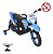 Mini Moto Cross Elétrica Infantil 6v Com Luz E Som Bw083az Cor Azul Voltagem Do Carregador 110v/220v - Imagem 10