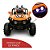 Quadriciclo Elétrico Infantil 12v 2assentos C/ Controle Cor Laranja Voltagem Do Carregador 110v/220v - Imagem 6