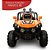 Quadriciclo Elétrico Infantil 12v 2assentos C/ Controle Cor Laranja Voltagem Do Carregador 110v/220v - Imagem 4