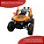 Quadriciclo Elétrico Infantil 12v 2assentos C/ Controle Cor Laranja Voltagem Do Carregador 110v/220v - Imagem 8