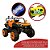 Quadriciclo Elétrico Infantil 12v 2assentos C/ Controle Cor Laranja Voltagem Do Carregador 110v/220v - Imagem 5