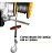 Guincho Elétrico Importway Com Trolley Carga 600/1200kg 127v Cor Amarelo - Imagem 2