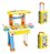 Kit Cozinha Infantil 3 Em 1 Importway Vira Mochila E Maleta Cor Amarelo - Imagem 1