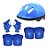 Kit Proteção Capacete Joelheira Cotoveleira Infantil Azul - Imagem 2