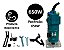 Tupia Importway Iwtjf110 Manual Laminadora 650w 127v 30000 Rpm Com Pinça De 6mm E Jogo De Fresas - Imagem 4