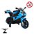 Mini Moto Motinha Infantil Elétrica Com Farol Rodas Led Cor Azul - Imagem 10