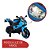 Mini Moto Motinha Infantil Elétrica Com Farol Rodas Led Cor Azul - Imagem 8