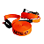 Slackline 10 Metros com Catraca T123 Laranja Fita de Nylon - Acte Sports - Imagem 1