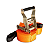 Slackline 10 Metros com Catraca T123 Laranja Fita de Nylon - Acte Sports - Imagem 5