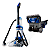 Extratora e Higienizadora Vertical Wap Power Cleaner Pro Gatilho Spray 2 Em 1 Azul e Preto 127V - Wap - Imagem 1