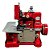 Máquina De Costura Portátil Overlock 150w Vermelha Importway 220v - Imagem 3