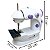 Mini Maquina Costura Portátil Completa Mesa Pedal Importway - Imagem 2