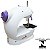 Mini Maquina Costura Portátil Completa Mesa Pedal Importway - Imagem 7