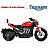 Mini Moto Elétrica Licenciada Triumph Rocket 3gt Vermelha Brinqway - Imagem 9