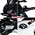 Mini Motinha Elétrica Preto 24v Com Som Rodas Luz Esportiva Brinqway - Imagem 5