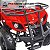 Mini Quadriciclo 49cc Partida Elétrica 60kg 45km/h à Gasolina Vermelho Importway - Imagem 16