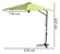 Ombrelone Guarda Sol Lateral 2,70m C/ Led Verde Suspenso Top - Imagem 2