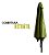 Ombrelone Guarda Sol Lateral 2,70m C/ Led Verde Suspenso Top - Imagem 9