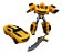 Carro Carrinho Vira Robô Importway Amarelo Sem Controle - Imagem 1