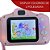 Mini Câmera Digital Fotográfica Vídeo Foto Infantil Criança Rosa - Imagem 6