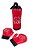 Kit De Boxe Infantil C/ 2 Luvas E Saco De Pancada Vermelho - Imagem 1