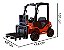 Mini Carro Empilhadeira Infantil Elétrica 12v Controle Remoto Criança Vermelho Brinqway Bw-185 Vm - Imagem 2