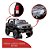 Mini Carro Elétrico Infantil Toyota Hilux Bateria 12v Preta Com Rodas Eva - Imagem 6