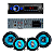Kit Auto Rádio Automotivo + 2 Alto Falantes 6" + 2 Alto Falantes 5 Polegadas 50W RS-2665BR-Roadstar - Imagem 2