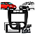 Moldura Multimídia 2din 9" com Adaptador 7" Chinês e Japonês VW Fox Crossfox 2003 A 2009 G1 -Fiamon - Imagem 1