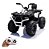 Mini Quadriciclo Elétrico Moto Infantil Bateria 12v Luz Som Controle Bivolt Brinqway Bw-209 Cor Branco - Imagem 1