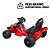 Mini Kart Elétrico Importway Bw-220 Pt Carro Infantil 6v Vermelho Com Luz E Som Voltagem Do Carregador 110v/220v - Imagem 5