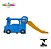 Playground Infantil Parquinho 2x1 Ônibus C/ Escorregador Cor Azul - Imagem 10