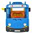 Playground Infantil Parquinho 2x1 Ônibus C/ Escorregador Cor Azul - Imagem 8