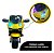 Mini Moto Elétrica Infantil Luzes Sons Leds 6v Cor Amarelo Até 25kg Importway - Imagem 5