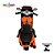 Mini Moto Elétrica Infantil Luzes Sons Leds 6v Cor Laranja Até 25kg Importway - Imagem 10