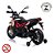 Mini Motinha Elétrica Infantil Moto Importway Aprilia Dorsoduro 900 12v Luz Som Até 25kg Vermelha - Imagem 10