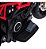 Mini Motinha Elétrica Infantil Moto Importway Aprilia Dorsoduro 900 12v Luz Som Até 25kg Preta - Imagem 8