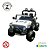 Mini Carrinho Elétrico Utv Infantil Potente 12v Luzes E Som Cor Branco - Imagem 10