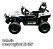 Mini Carrinho Elétrico Utv Infantil Potente 12v Luzes E Som Cor Branco - Imagem 6