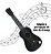 Mini Violao Infantil 57cm Preto Ukulele Palheta Cordas Aço - Imagem 7