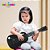Mini Violao Infantil 57cm Preto Ukulele Palheta Cordas Aço - Imagem 8