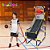 Cesta Basquete Infantil 1,3m Bola Inflador Retorno Parquinho - Imagem 9